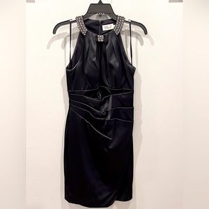 Eliza J Satin Cocktail Dress